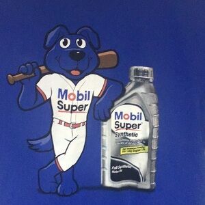 Mobil oil super 2016 2 sided t-shirt